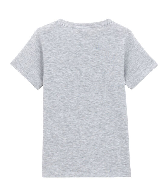 Camiseta de manga corta para niño gris POUSSIERE CHINE