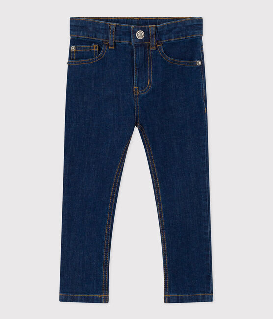 Pantalón vaquero recto de niño azul DENIM BRUT