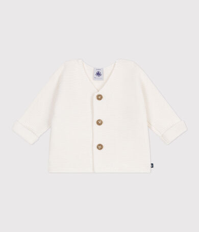 C&aacute;rdigan de algod&oacute;n liso para beb&eacute; (unisex)