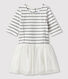 Vestido de manga larga para niña