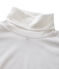 Cuello alto de mujer en algodón ligero blanco Lait