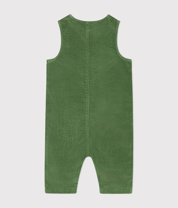 Mono de terciopelo para beb&eacute; verde