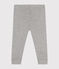 Leggings de algodón para bebé gris CHATON CHINE