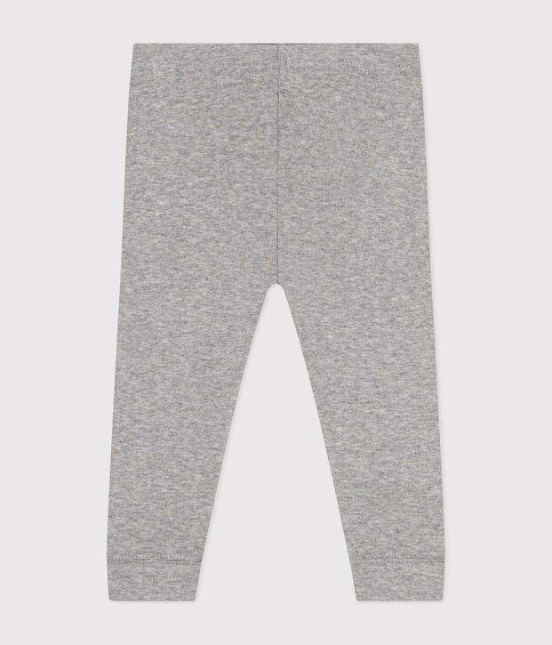 Leggings de algod&oacute;n para beb&eacute; gris