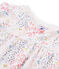 Pijama corto de punto para niña blanco MARSHMALLOW/blanco MULTICO