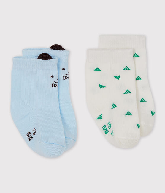 Lote de 2 pares de calcetines bebé niño variante 1