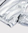 Cortavientos cálido reciclado para mujer/hombre gris ARGENT