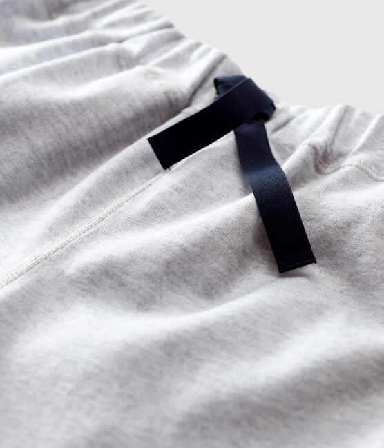 Bermudas de algodón de niño gris POUSSIERE CHINE