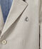 Chaqueta a rayas de tela para niño gris MINERAI/blanco LAIT