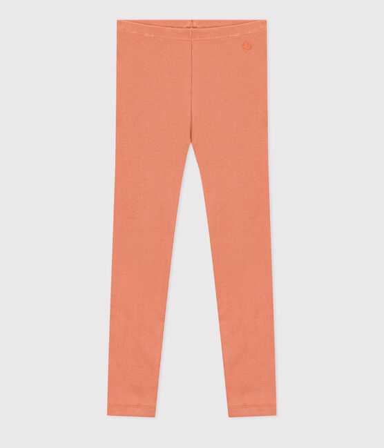 Leggings de algodón de niña rosa SIENNA