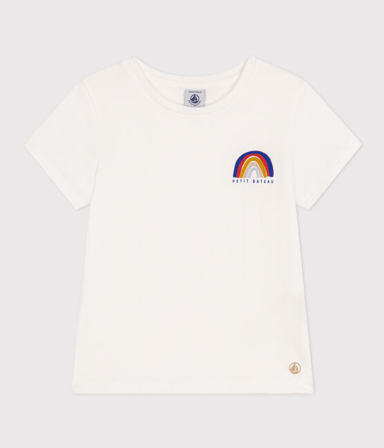 Camiseta de punto ligero para niña blanco MARSHMALLOW