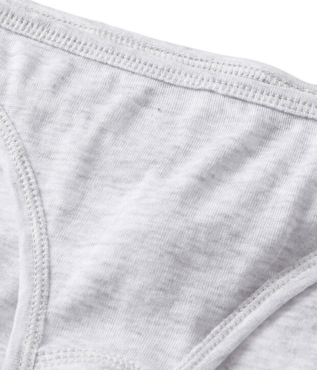 Braguita de algod&oacute;n ligero para mujer gris