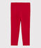 Pantalón de punto de niña rojo TERKUIT