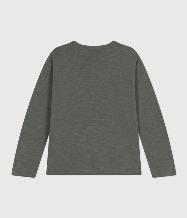 Camiseta de algod&oacute;n de manga larga de ni&ntilde;o THUYA