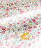 Blusa de manga corta estampado para beb&eacute; ni&ntilde;a blanco/multicolor