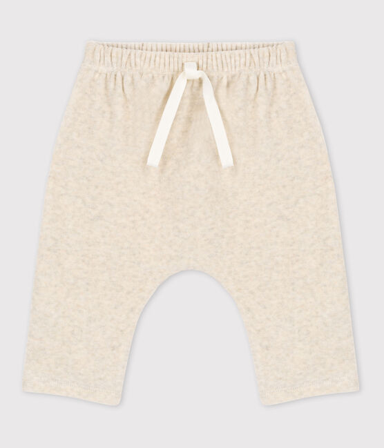 Pantalón de terciopelo de algodón de bebé beige MONTELIMAR CHINE