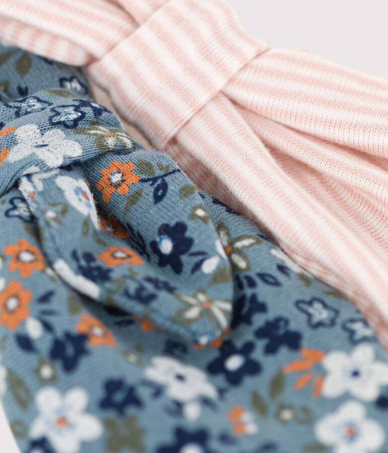 Juego de 2 diademas con flores de beb&eacute; variante 1