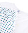 Pijama de punto para chica blanco MARSHMALLOW/azul CONTES
