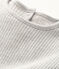 Blusa para bebé niña con volantes gris BELUGA CHINE