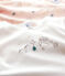 Juego de 2 camisetas de manga larga con estampado de princesas de niña de algodón variante 1
