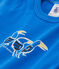 Camiseta lisa para bebé niño. azul DELFT