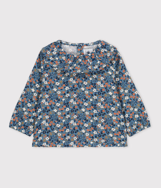 Blusa estampada de gasa algodón para bebé ROVER/MULTICO | Petit Bateau