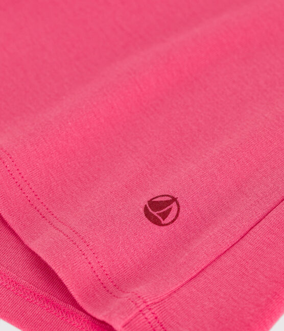 Camiseta La Icónica de algodón a rayas para mujer rosa PEONIA