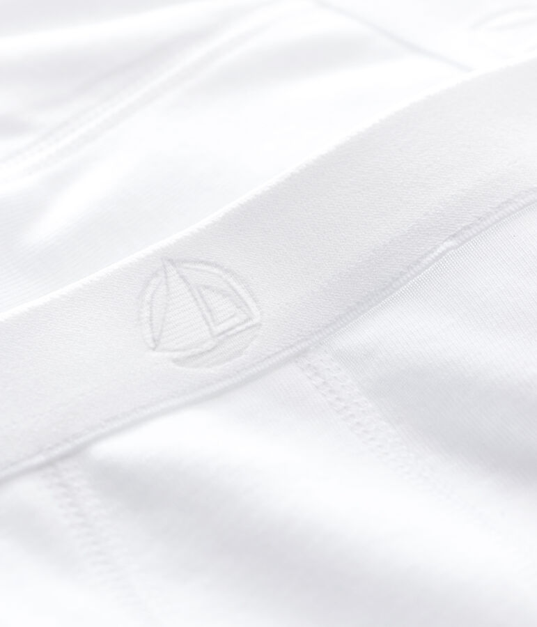 Lote de 2 b&oacute;xers blancos de ni&ntilde;o variante 1