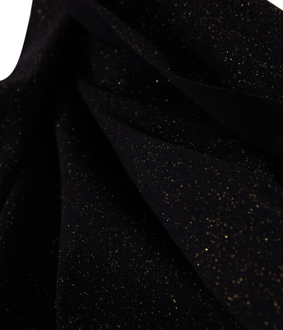 Bufanda brillante para mujer negro NOIR/amarillo OR