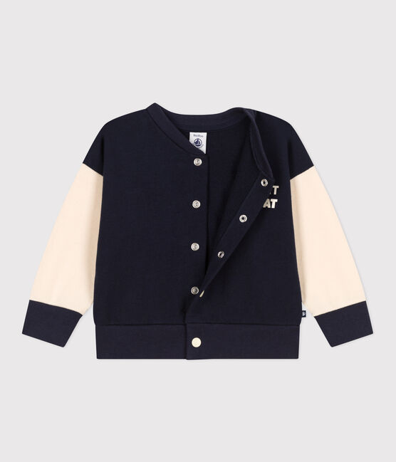 Chaqueta de béisbol de muletón de bebé azul SMOKING/ AVALANCHE