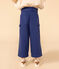 Pantalón ancho de lyocell para niña azul INCOGNITO