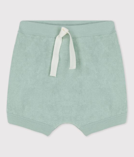 «Shorts» de rizo de bebé verde HERBIER