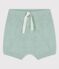 «Shorts» de rizo de bebé verde HERBIER