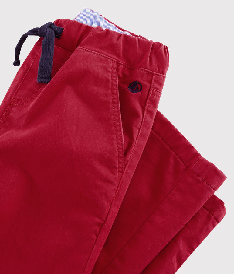 Pantal&oacute;n c&aacute;lido de ni&ntilde;o rojo