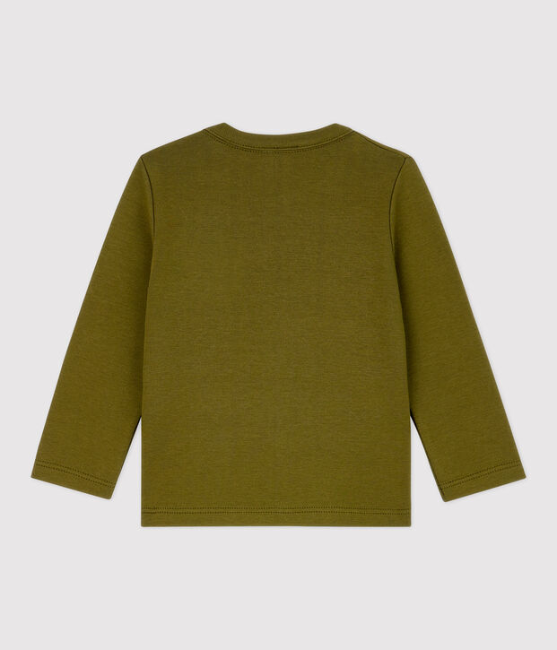 Camiseta de algod&oacute;n de beb&eacute; verde