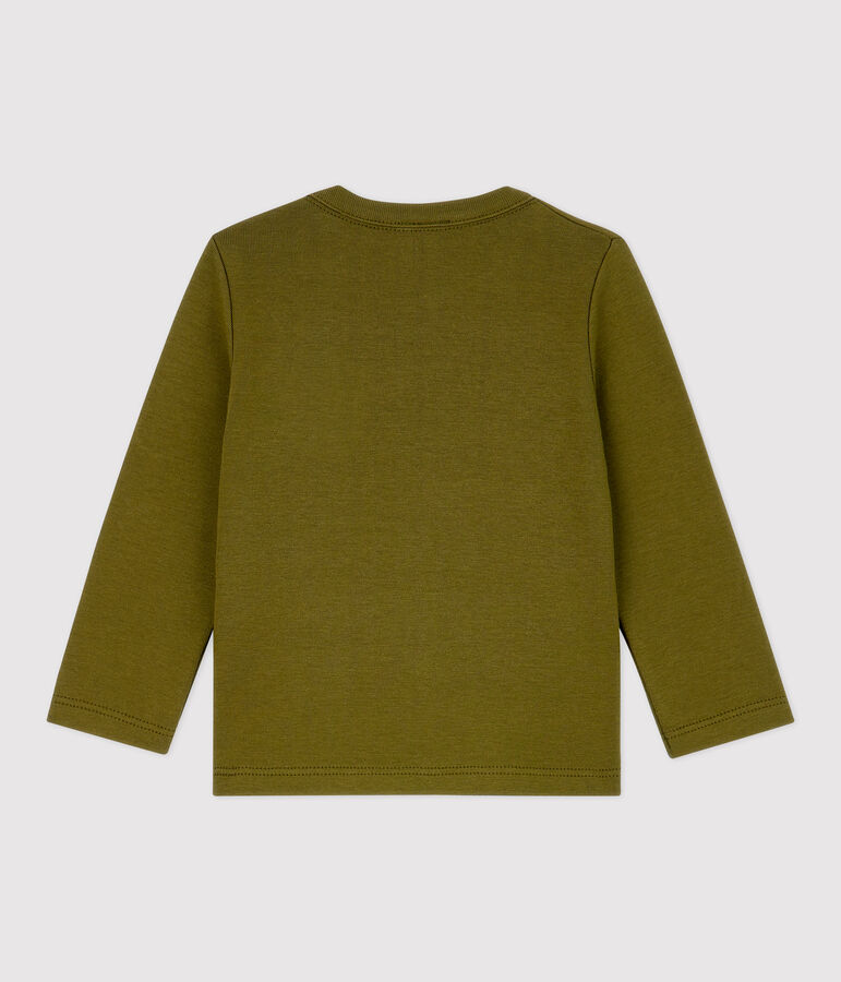 Camiseta de algod&oacute;n de beb&eacute; verde