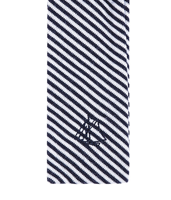 Corbata azul SMOKING/blanco MARSHMALLOW