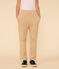 Pantalón de algodón mujer beige FACILE