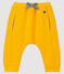 Pantalón de muletón para bebé niño/niña amarillo BOUDOR