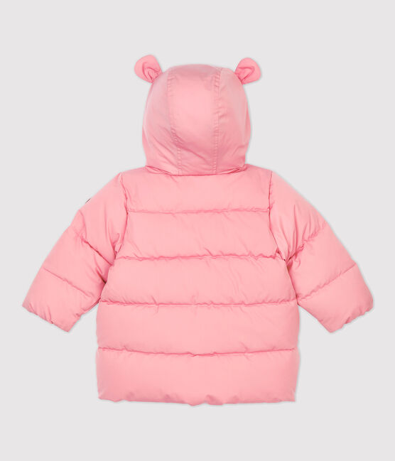 Chaqueta alcolchada de poliéster para bebé. rosa CHARME