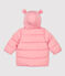 Chaqueta alcolchada de poliéster para bebé. rosa CHARME
