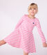 Vestido infantil de manga larga de algodón