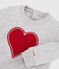 Sudadera de muletón de bebé gris BELUGA CHINE
