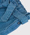 Pantalón corto de tejido vaquero ligero para niña azul DENIM CLAIR