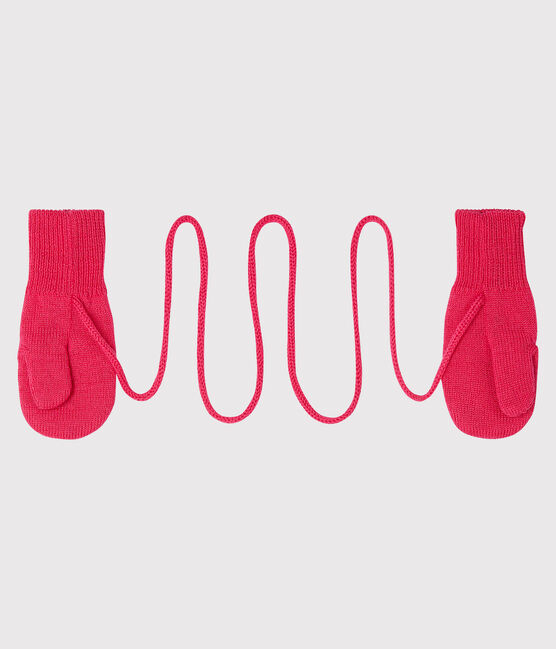 Manoplas para bebé unisex rosa GEISHA