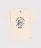Camiseta de manga corta de punto fino para niño crudo AVALANCHE