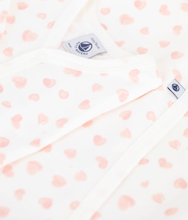 Set de regalo para beb&eacute; de algod&oacute;n con estampado floral multicolor