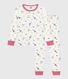 Pijama infantil de algodón con estampado de París