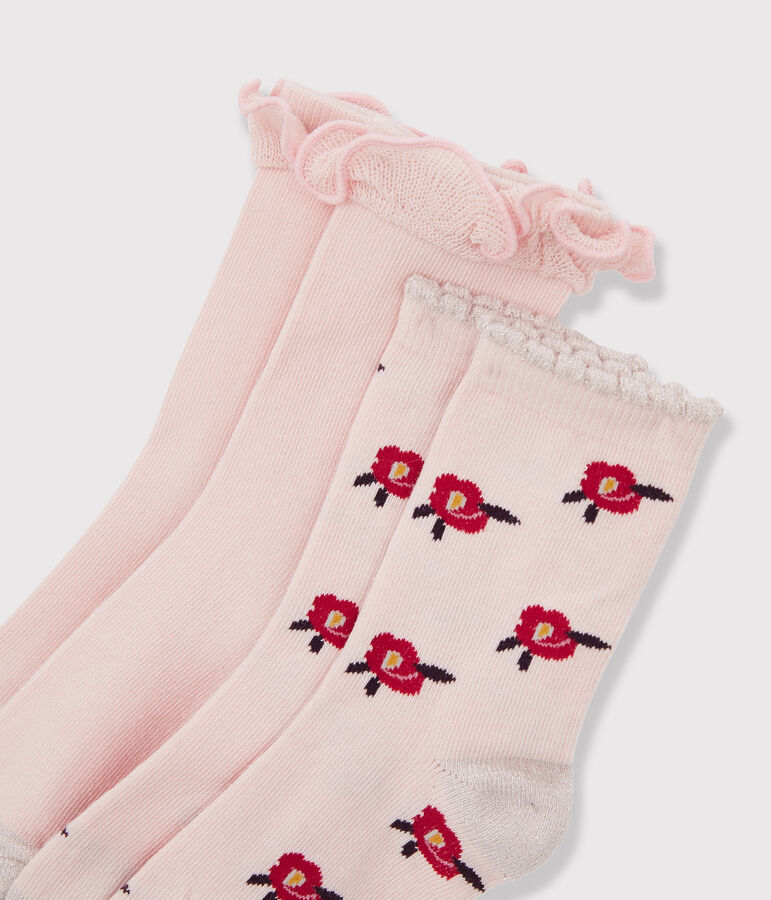 Lote de calcetines para ni&ntilde;a multicolor