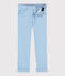 Pantalón de sarga de niño azul JASMIN